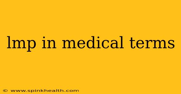 lmp in medical terms