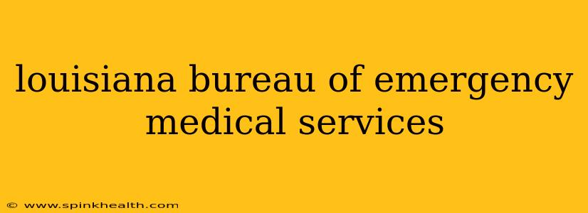 louisiana bureau of emergency medical services