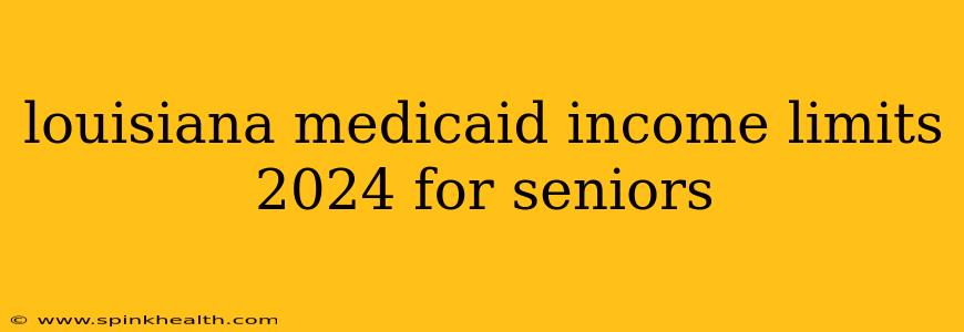 louisiana medicaid income limits 2024 for seniors