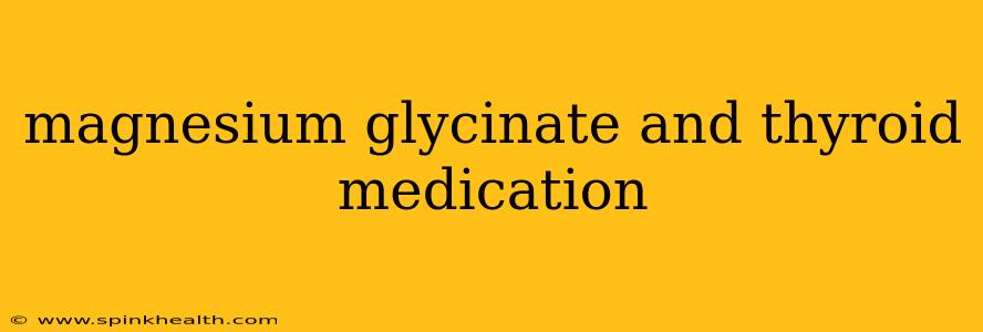 magnesium glycinate and thyroid medication