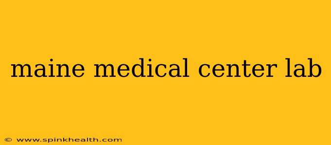 maine medical center lab