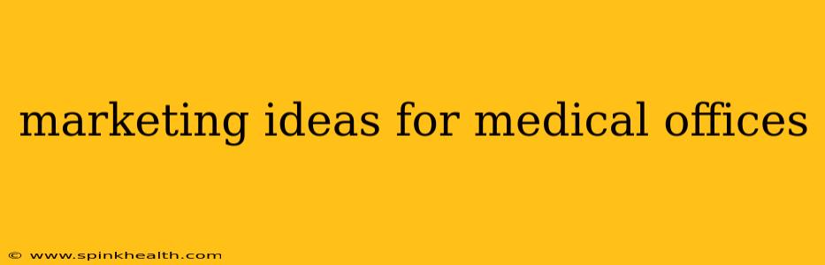 marketing ideas for medical offices