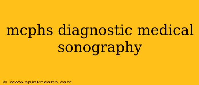 mcphs diagnostic medical sonography