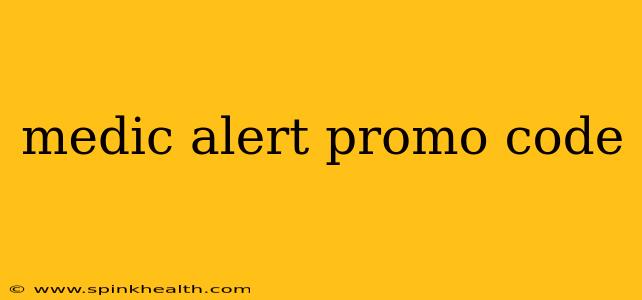 medic alert promo code