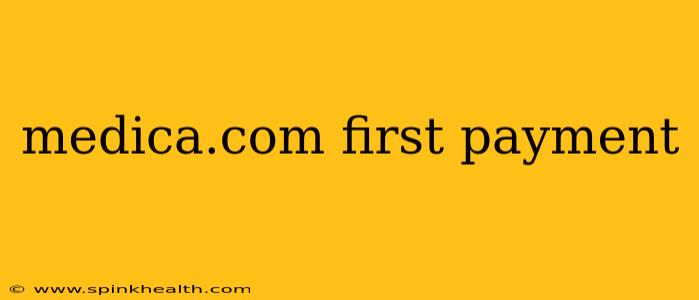 medica.com first payment