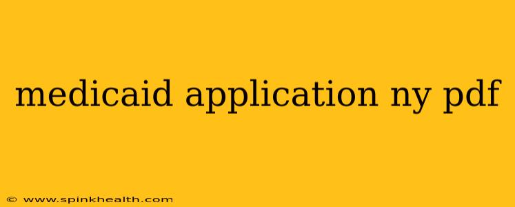 medicaid application ny pdf