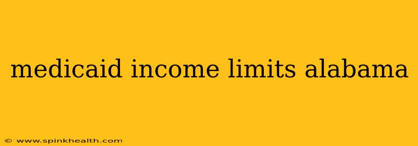 medicaid income limits alabama