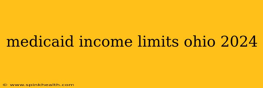 medicaid income limits ohio 2024