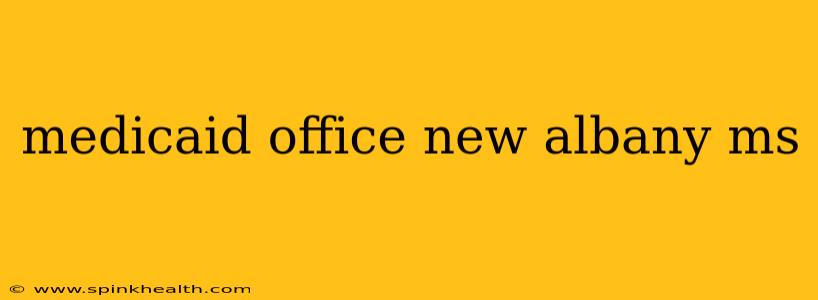 medicaid office new albany ms