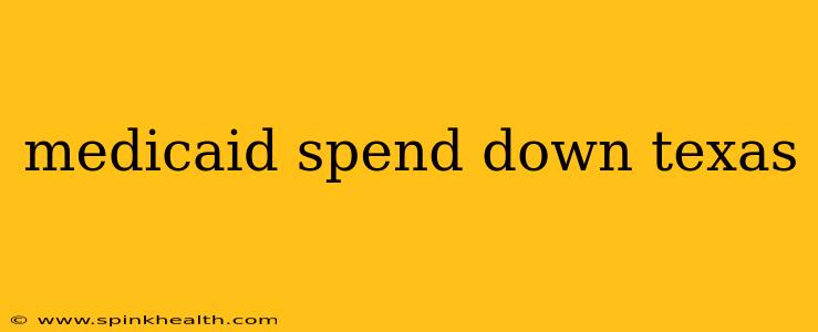 medicaid spend down texas