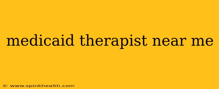 medicaid therapist near me