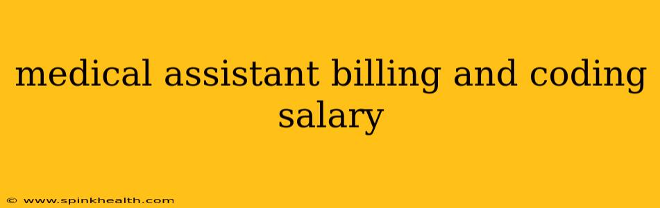 medical assistant billing and coding salary