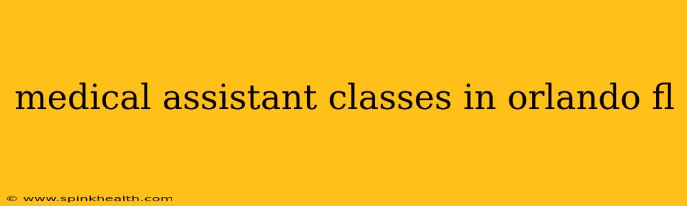 medical assistant classes in orlando fl