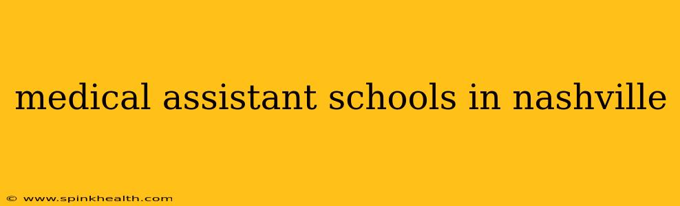 medical assistant schools in nashville