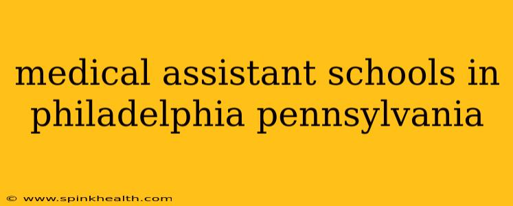 medical assistant schools in philadelphia pennsylvania