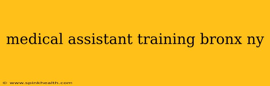 medical assistant training bronx ny