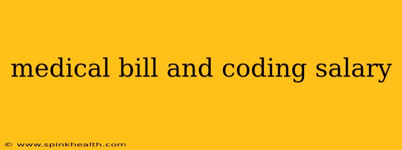 medical bill and coding salary