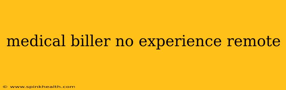 medical biller no experience remote