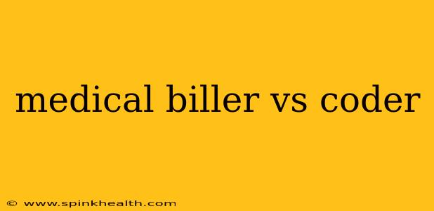 medical biller vs coder