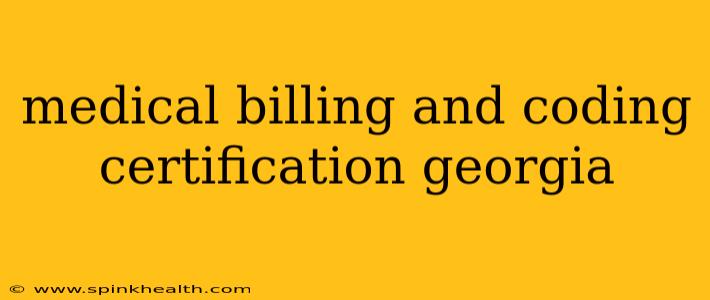medical billing and coding certification georgia