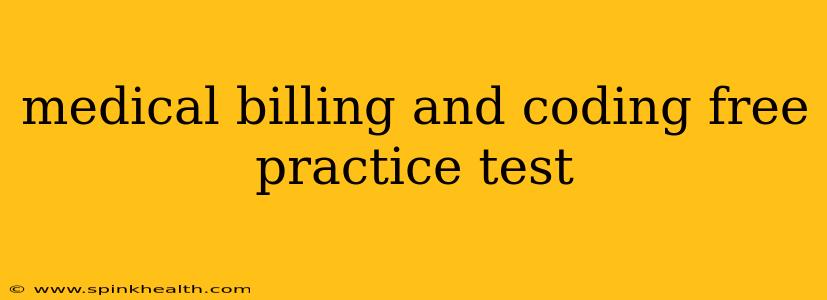 medical billing and coding free practice test
