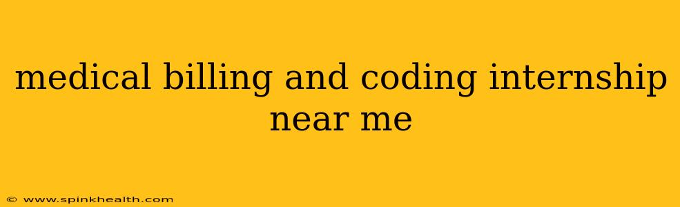 medical billing and coding internship near me