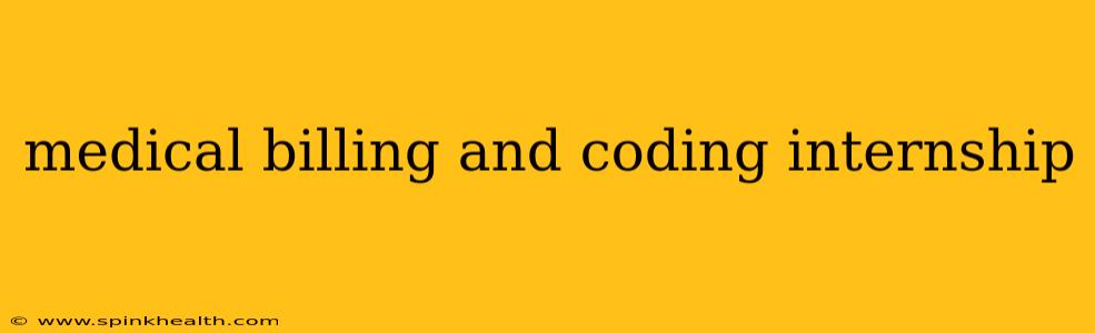 medical billing and coding internship