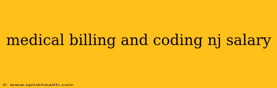 medical billing and coding nj salary