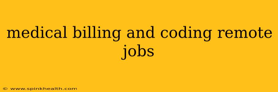 medical billing and coding remote jobs