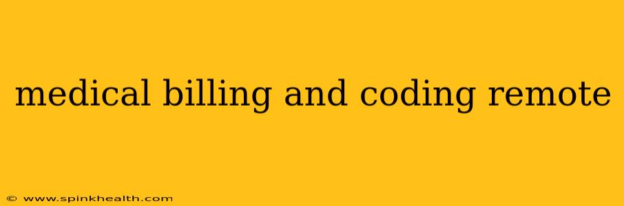 medical billing and coding remote