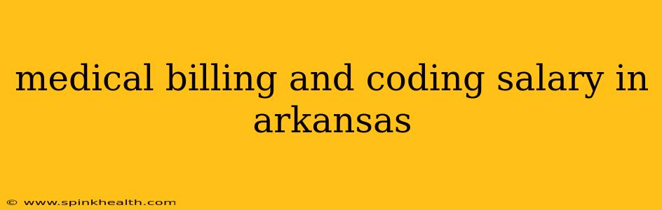 medical billing and coding salary in arkansas