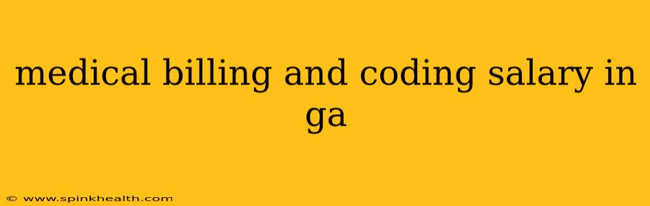 medical billing and coding salary in ga