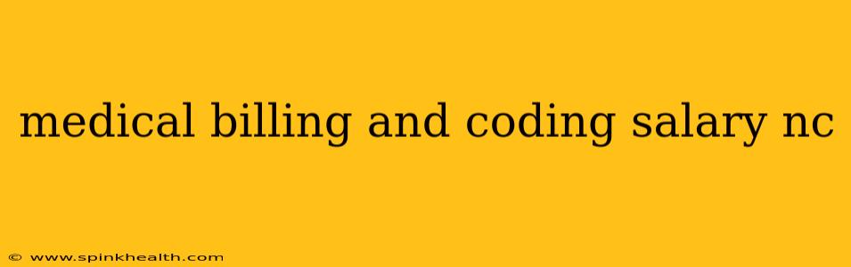 medical billing and coding salary nc