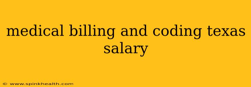 medical billing and coding texas salary