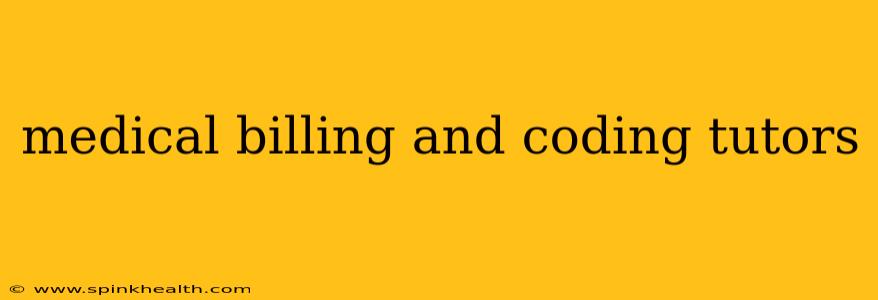 medical billing and coding tutors