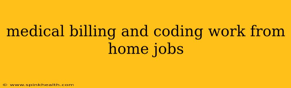 medical billing and coding work from home jobs