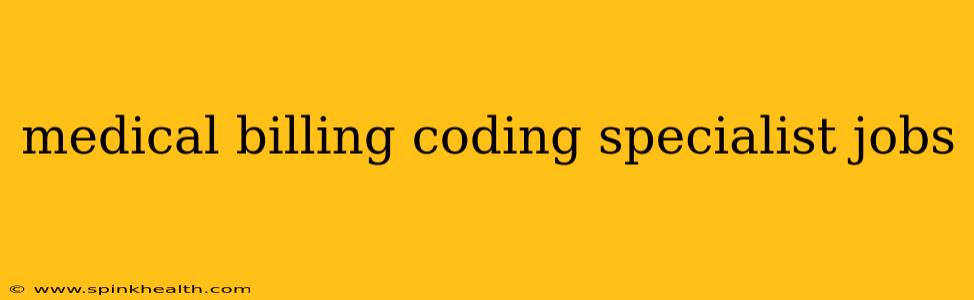 medical billing coding specialist jobs
