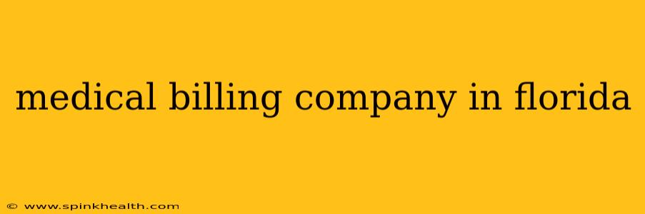 medical billing company in florida
