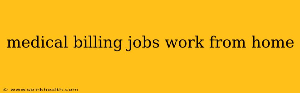 medical billing jobs work from home