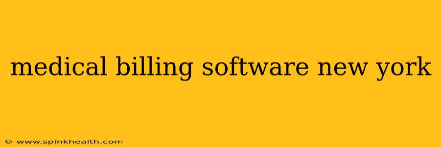 medical billing software new york