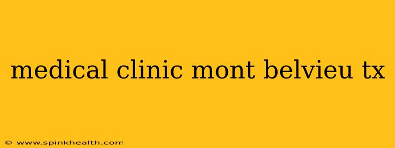 medical clinic mont belvieu tx