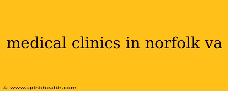 medical clinics in norfolk va