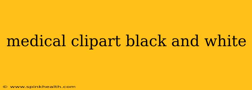 medical clipart black and white