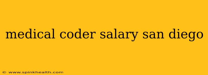 medical coder salary san diego