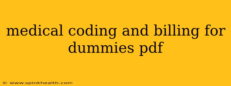 medical coding and billing for dummies pdf