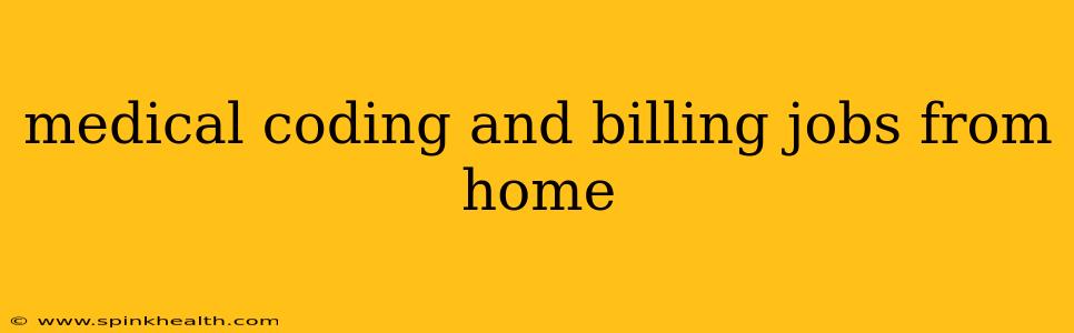 medical coding and billing jobs from home
