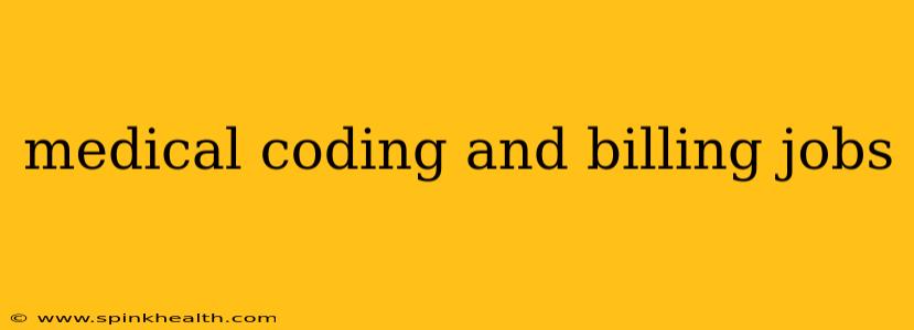 medical coding and billing jobs
