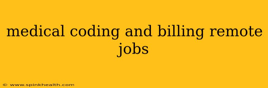 medical coding and billing remote jobs
