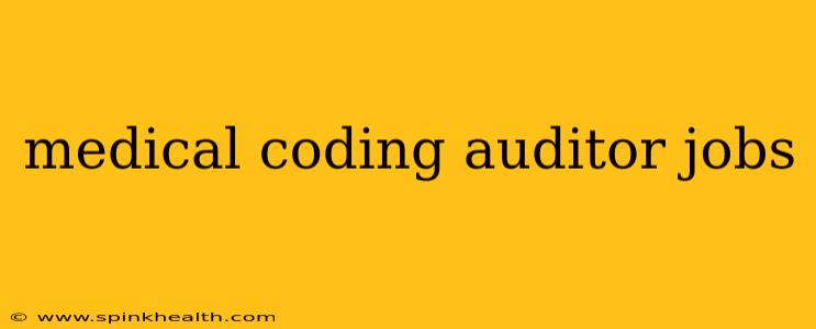 medical coding auditor jobs
