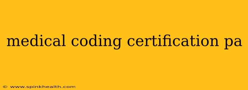 medical coding certification pa